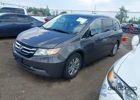 2016 Honda Odyssey Ex-L from USA, damaged, VIN 5FNRL5H61GB099511